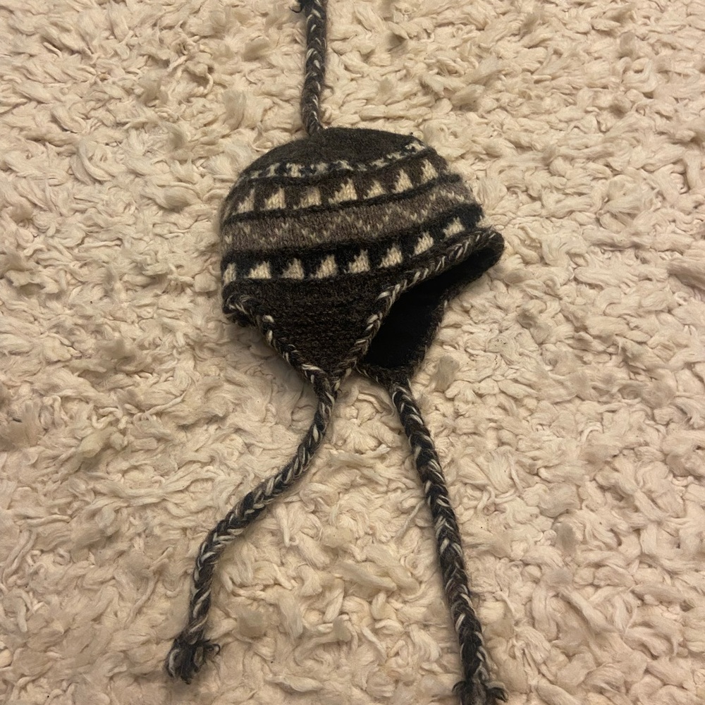 Cozy Gray Knit adult winter hat